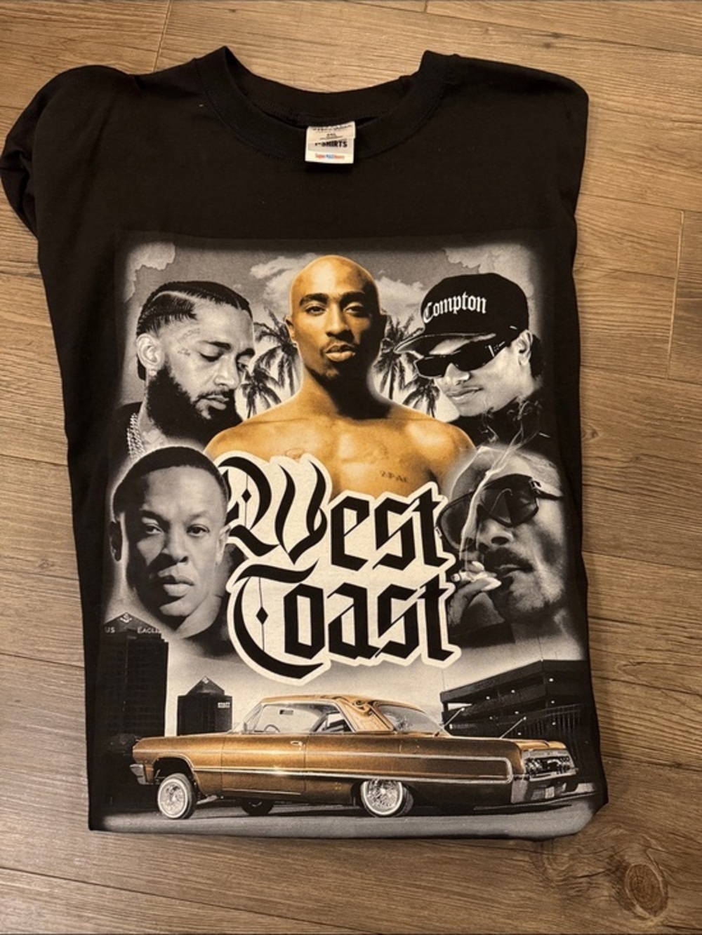 🆕 Shaka Wear West Coast Graphic Men’s Heavyweight T-Shirt.  3XL. NWOT!🔥